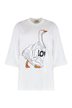 Load image into Gallery viewer, Cotton crew-neck T-shirt
