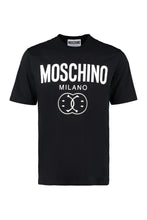 Carica l'immagine nel visualizzatore di Gallery, T-shirt in cotone con stampa Moschino Smiley
