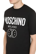 Carica l'immagine nel visualizzatore di Gallery, T-shirt in cotone con stampa Moschino Smiley
