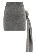 Load image into Gallery viewer, Asymmetrical short skirt in wool
