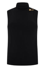 Load image into Gallery viewer, Sleeveless high-neck top
