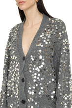 Carica l'immagine nel visualizzatore di Gallery, Cardigan in lana con paillettes
