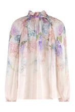 Carica l'immagine nel visualizzatore di Gallery, Blusa stampata Billow Dawning con ruches
