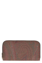 Carica l'immagine nel visualizzatore di Gallery, Portafoglio zip-around motivo Paisley
