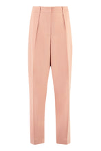 Load image into Gallery viewer, Pietra high-waist tapered-fit trousers
