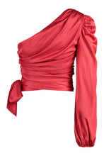 Carica l'immagine nel visualizzatore di Gallery, Blusa Thira in satin
