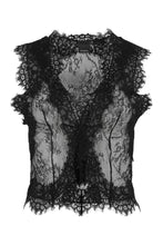 Carica l'immagine nel visualizzatore di Gallery, Gilet Valencienne in pizzo
