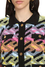 Carica l'immagine nel visualizzatore di Gallery, Cardigan in maglia jacquard
