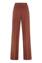 Load image into Gallery viewer, Pergamino high-waist wide-leg trousers
