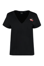 Carica l'immagine nel visualizzatore di Gallery, T-shirt con scollo a V
