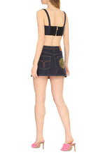 Load image into Gallery viewer, Medusa denim bralette
