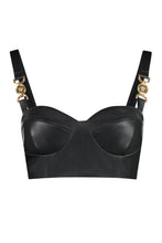 Carica l'immagine nel visualizzatore di Gallery, Crop top in pelle
