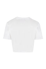 Carica l'immagine nel visualizzatore di Gallery, T-shirt crop con logo
