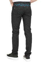 Carica l'immagine nel visualizzatore di Gallery, Jeans 5 tasche con stampa La Greca
