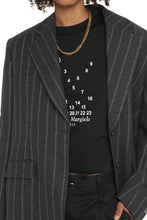 Carica l'immagine nel visualizzatore di Gallery, Blazer gessato in lana
