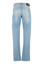 Carica l'immagine nel visualizzatore di Gallery, Jeans straight leg a 5 tasche
