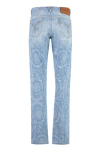 Carica l'immagine nel visualizzatore di Gallery, Jeans straight leg a 5 tasche
