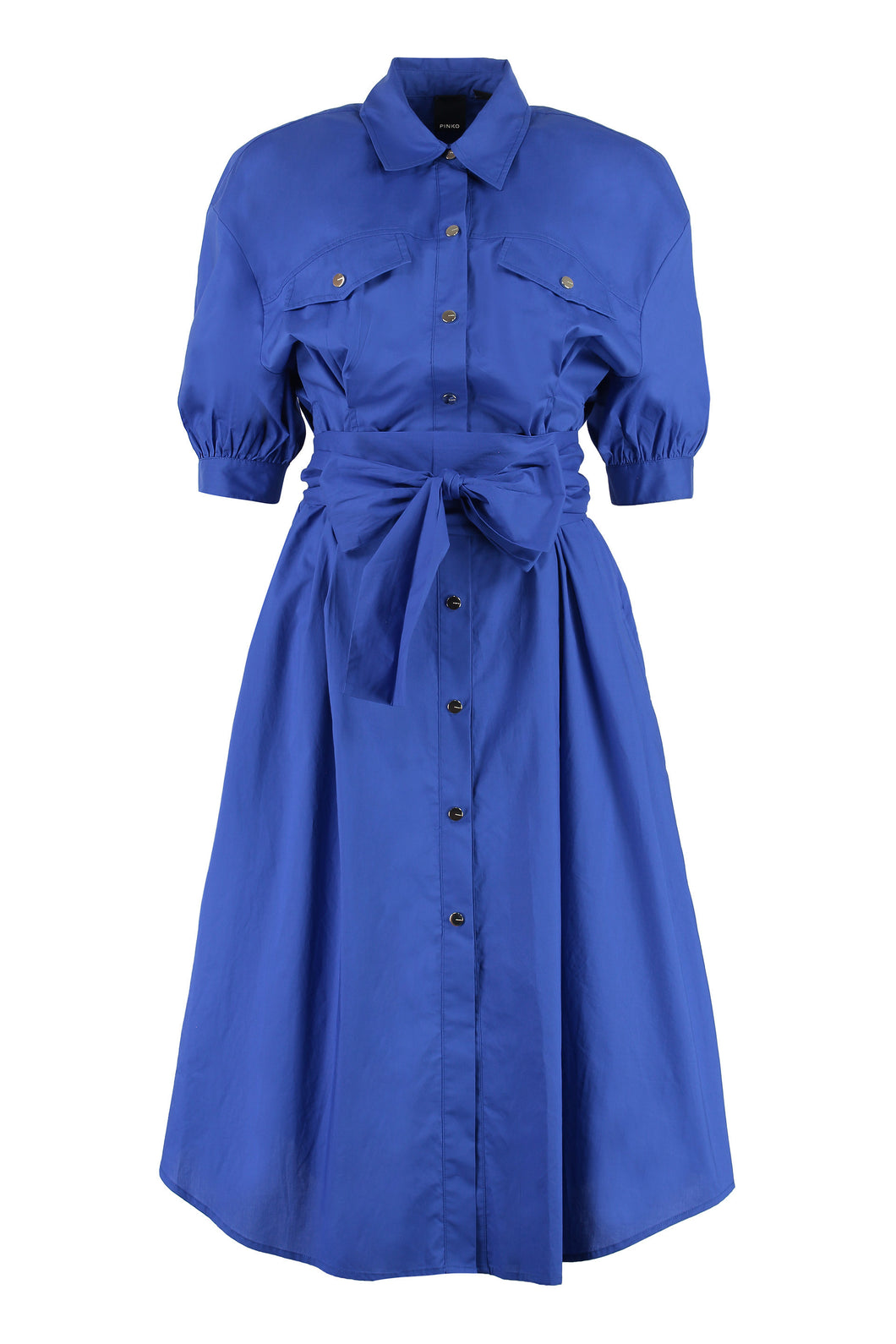 Abito chemisier in popeline di cotone