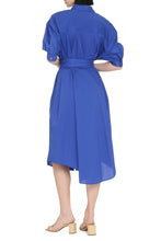 Carica l&#39;immagine nel visualizzatore di Gallery, Abito chemisier in popeline di cotone
