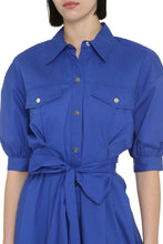 Carica l&#39;immagine nel visualizzatore di Gallery, Abito chemisier in popeline di cotone
