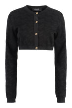 Carica l'immagine nel visualizzatore di Gallery, Cardigan in maglia jacquard
