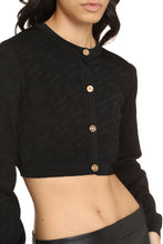 Carica l'immagine nel visualizzatore di Gallery, Cardigan in maglia jacquard
