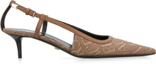 Load image into Gallery viewer, Fabric slingback pumps
