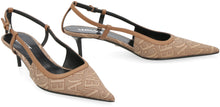 Load image into Gallery viewer, Fabric slingback pumps
