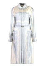 Carica l&#39;immagine nel visualizzatore di Gallery, Abito chemisier in seta stampata
