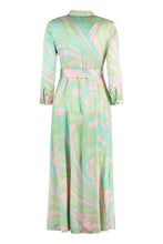 Carica l&#39;immagine nel visualizzatore di Gallery, Abito chemisier Sushi stampato
