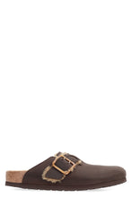 Carica l'immagine nel visualizzatore di Gallery, Slides Boston Bold Shearling in pelle
