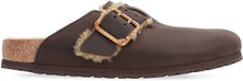 Carica l'immagine nel visualizzatore di Gallery, Slides Boston Bold Shearling in pelle

