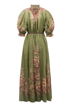 Load image into Gallery viewer, Ottie Swing floral midi dress
