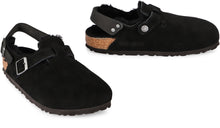 Carica l'immagine nel visualizzatore di Gallery, Slippers Tokio in pelle e pelliccia
