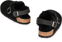 Carica l'immagine nel visualizzatore di Gallery, Slippers Tokio in pelle e pelliccia
