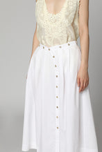 Load image into Gallery viewer, Ecuba cotton midi skirt

