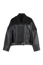 Carica l'immagine nel visualizzatore di Gallery, Giacca biker Confine in pelle
