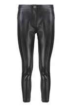 Carica l'immagine nel visualizzatore di Gallery, Pantaloni in pelle e tessuto stretch
