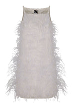 Load image into Gallery viewer, Mini dress Piripicchio with feathers
