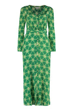 Carica l&#39;immagine nel visualizzatore di Gallery, Abito chemisier Lea in seta stampata
