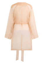 Carica l'immagine nel visualizzatore di Gallery, Trench Cocco in Organza con Cintura
