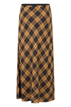 Load image into Gallery viewer, Long dress with checks and rhinestones
