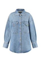 Carica l'immagine nel visualizzatore di Gallery, Camicia oversize in denim
