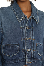 Carica l'immagine nel visualizzatore di Gallery, Giacca corta in denim
