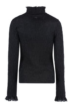 Carica l'immagine nel visualizzatore di Gallery, Maglione dolcevita con rouches
