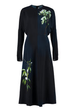 Carica l&#39;immagine nel visualizzatore di Gallery, Abito in crêpe con stampa floreale
