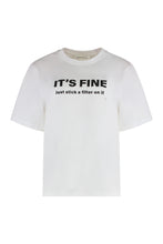 Carica l'immagine nel visualizzatore di Gallery, T-shirt girocollo in cotone
