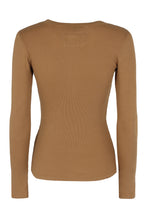 Carica l'immagine nel visualizzatore di Gallery, T-shirt a maniche lunghe Jordan Henley in cotone
