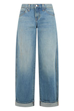 Carica l'immagine nel visualizzatore di Gallery, Jeans a gamba ampia in denim
