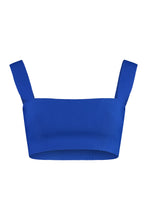 Load image into Gallery viewer, Knitted viscosa-blend crop top
